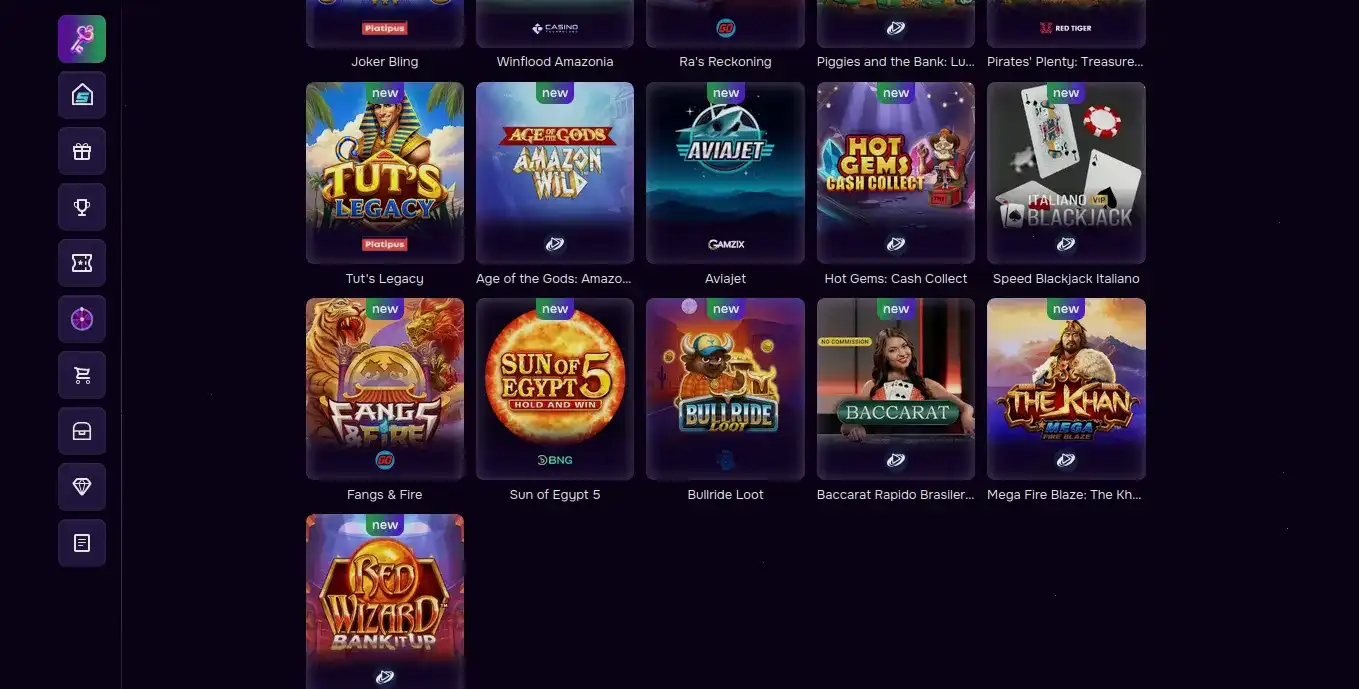 Мобильная версия Magma casino